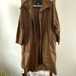Zara Camel Brown Outerwear
